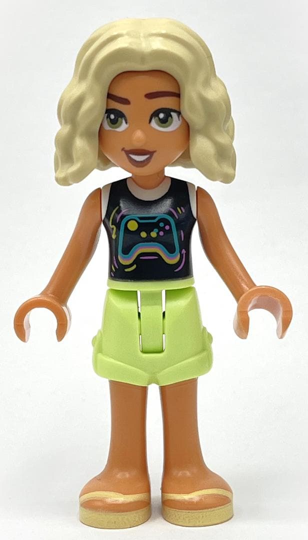 Nova - Black Top, Bright Light Yellow Shorts