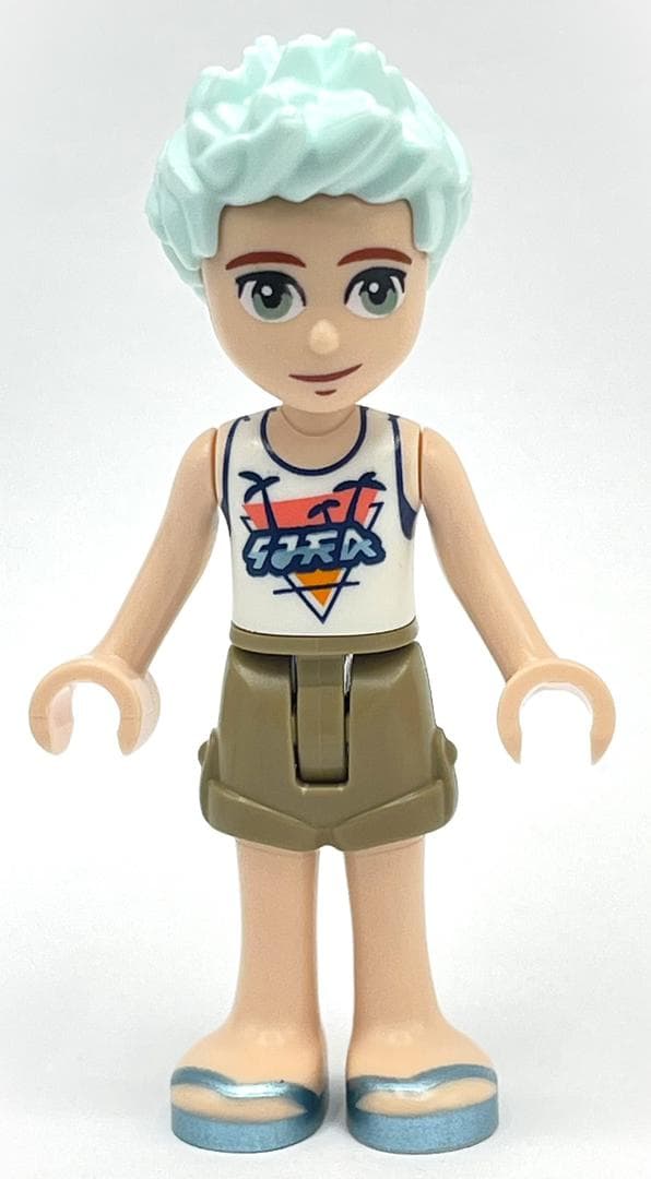 Charli - White Shirt, Dark Tan Pants