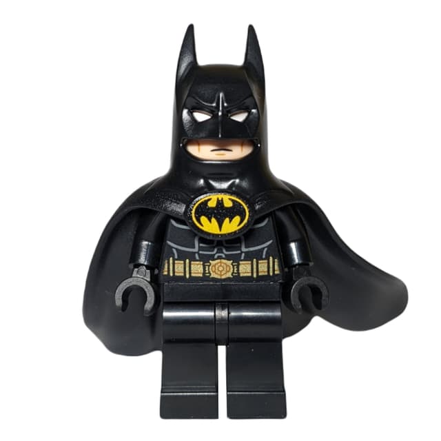 Batman, Black Suit, Black Cape and Cowl (Rubber), White Goggles