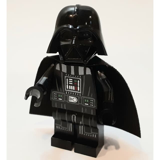 Darth Vader, White Skin, 50231 Cape, Robe Hem and Stripes on Legs