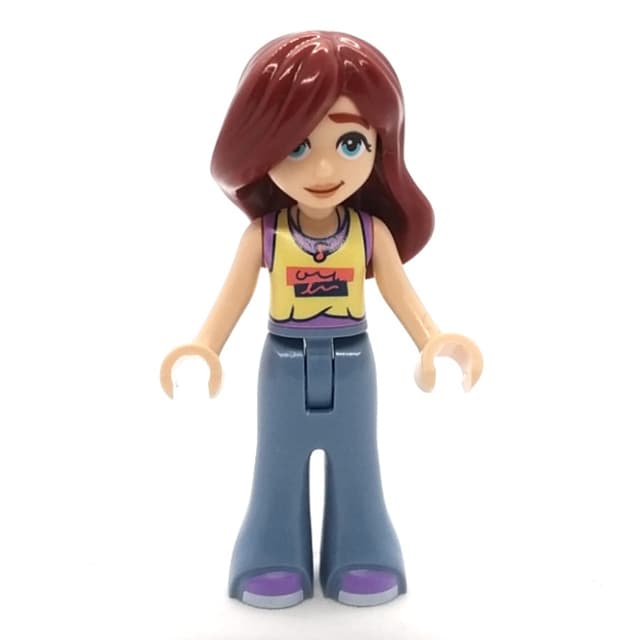 Paisley - Bright Light Yellow Top, Sand Blue Pants