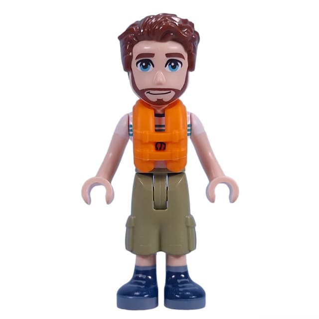 Jonathan - Adventure Camp, Olive Green Pants, Life Vest