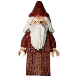 Albus Dumbledore, Dark Red Robe with Skirt, Plain Hat