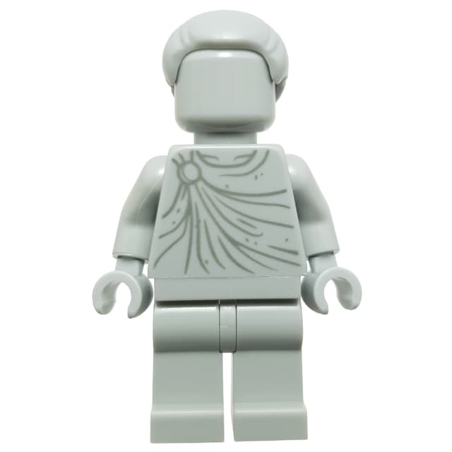 Statue, Robes, Hair Bun