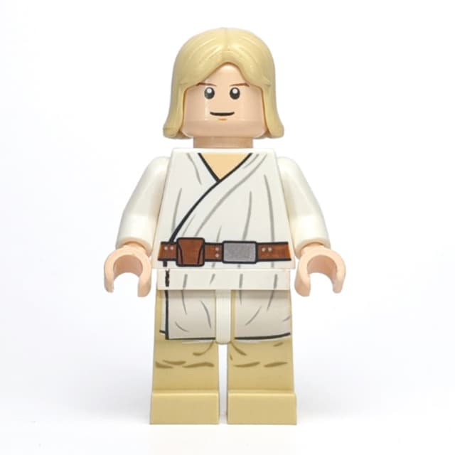 Luke Skywalker, White Robe, Straight Tan Hair, White Pupils, 3626cpr0635