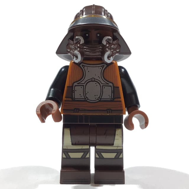 Lando Calrissian, Skiff Guard Disguise, Dark Brown Helmet and Legs