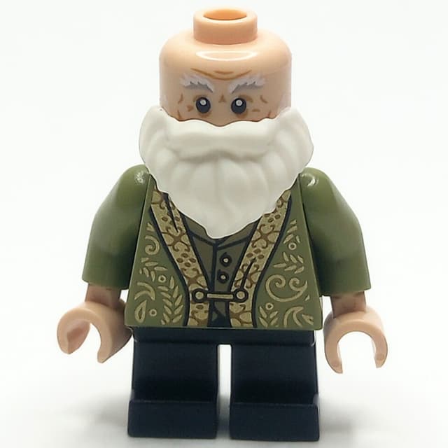 Professor Filius Flitwick, Beard, Olive Green Vest, Black Legs