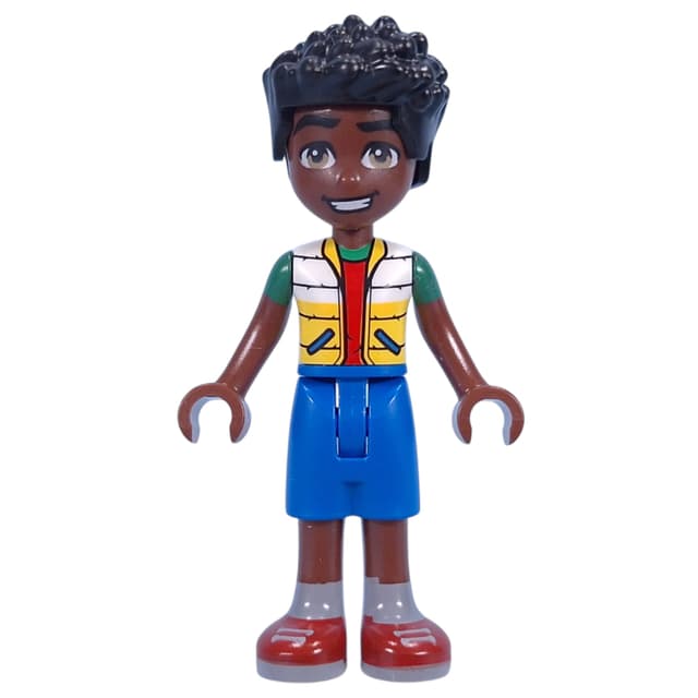 Zac - White Shirt, Blue Shorts