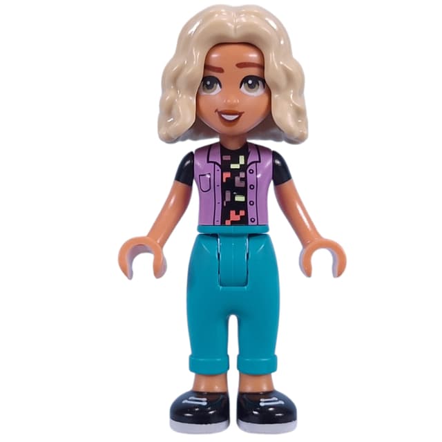 Nova - Lavender Top, Dark Turquoise Pants