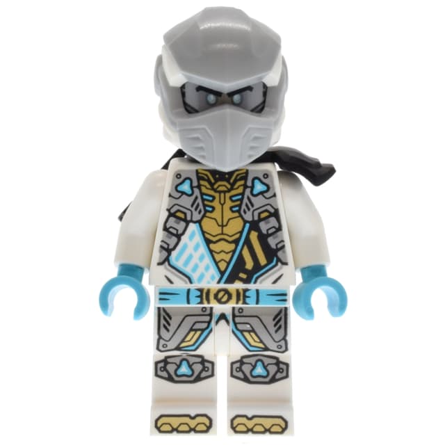 Zane, Silver Helmet, Katana Holder