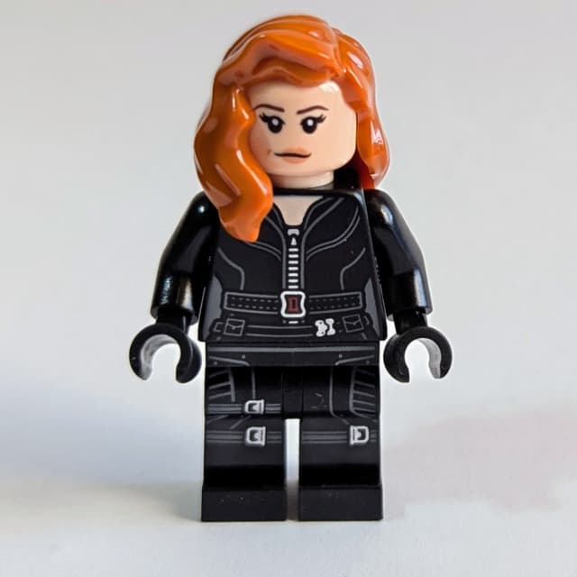 Black Widow, Black Jumpsuit, Printed Legs (85974 Hair)