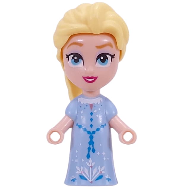 Elsa - Microdoll, Bright Light Blue Dress, Hair in Tail