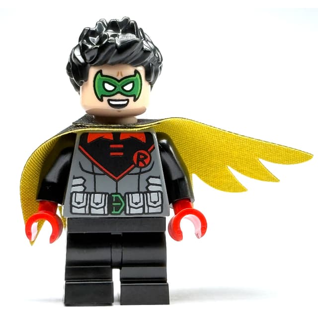 Robin, Dark Bluish Grey Torso, Medium Legs, Cape